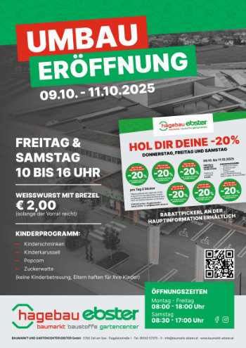 UMBAU ERÖFFNUNG