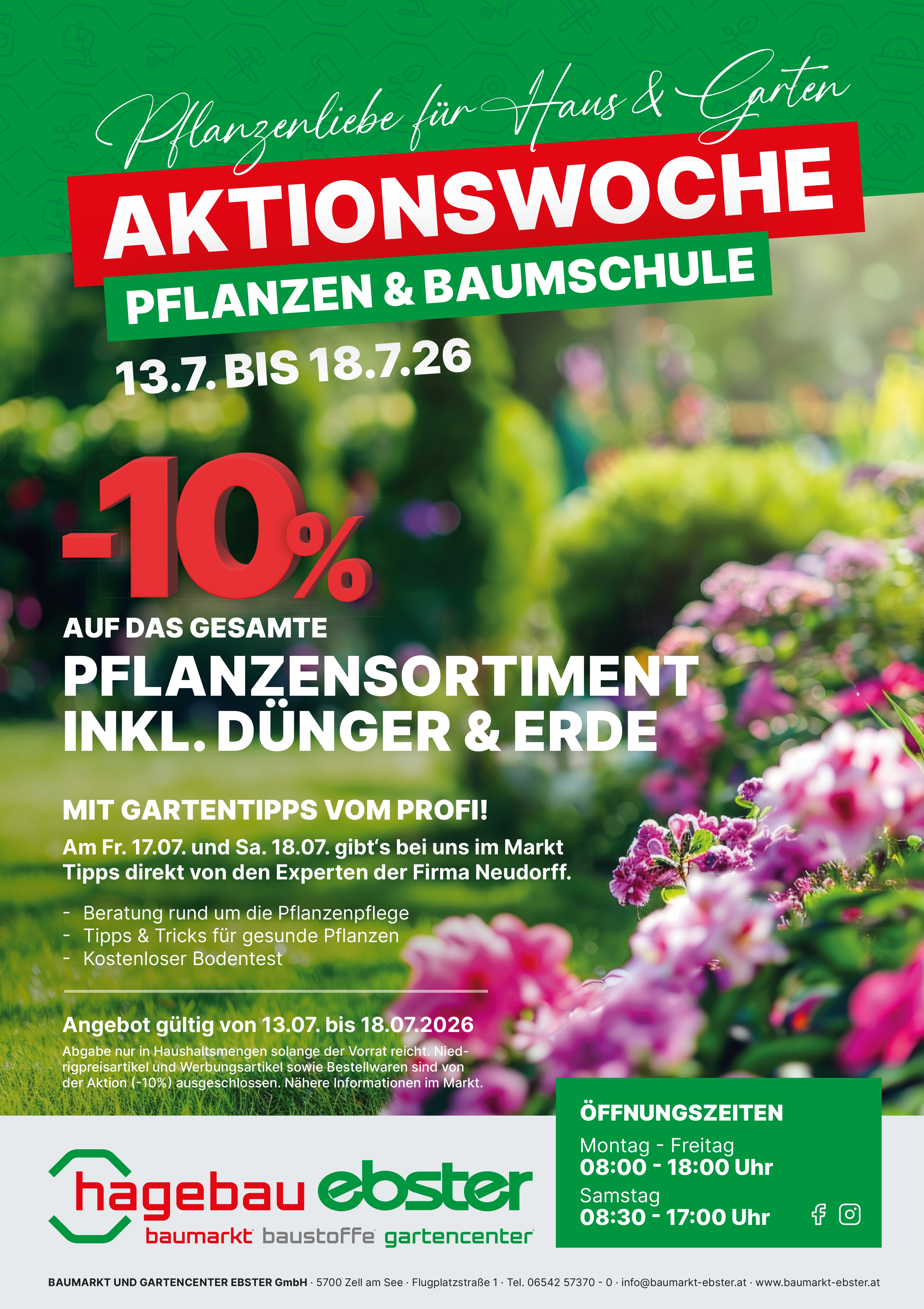 Aktionswoche Pflanzen & Baumschule
