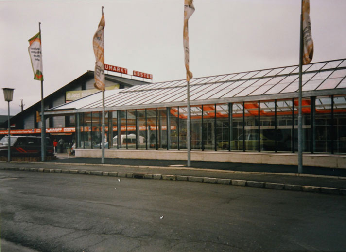 Erweiterung Gartencenter und Neubau 1988
