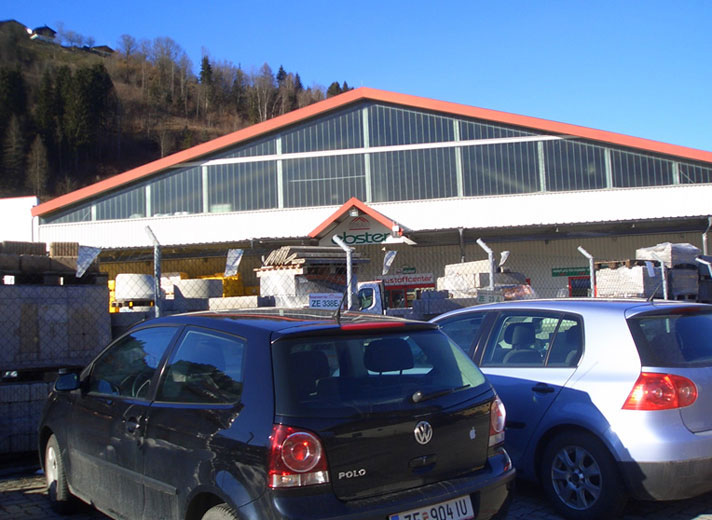 Neubau Baustoffhalle 1998